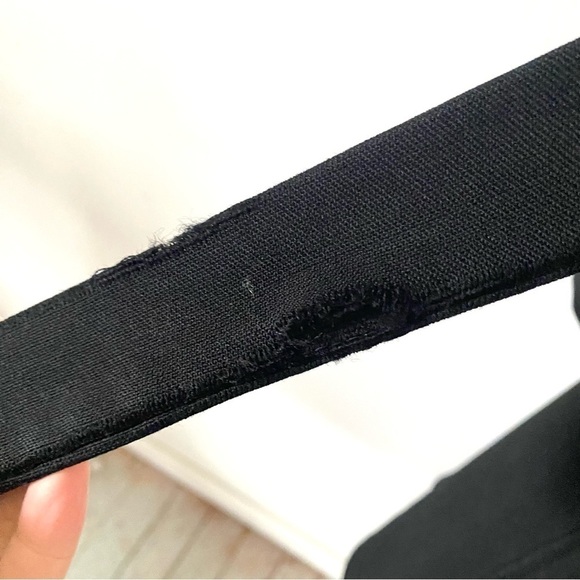 Vintage Fur Maxi Opera Coat Whimsigoth Black Wool Fox Fur Collar 60s Womens S /M - Picture 16 of 16